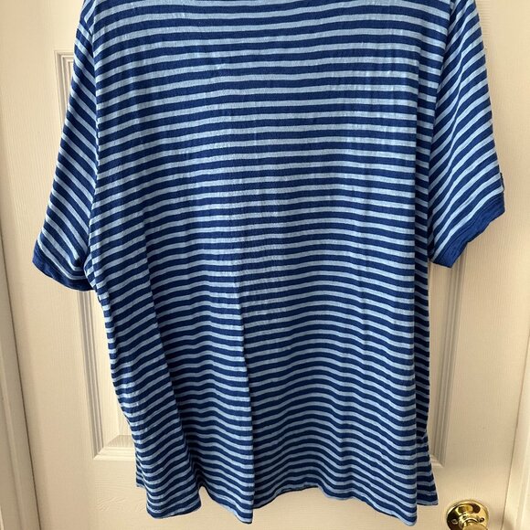 Talbots Plus Size 3X Blue Tee - Picture 7 of 7